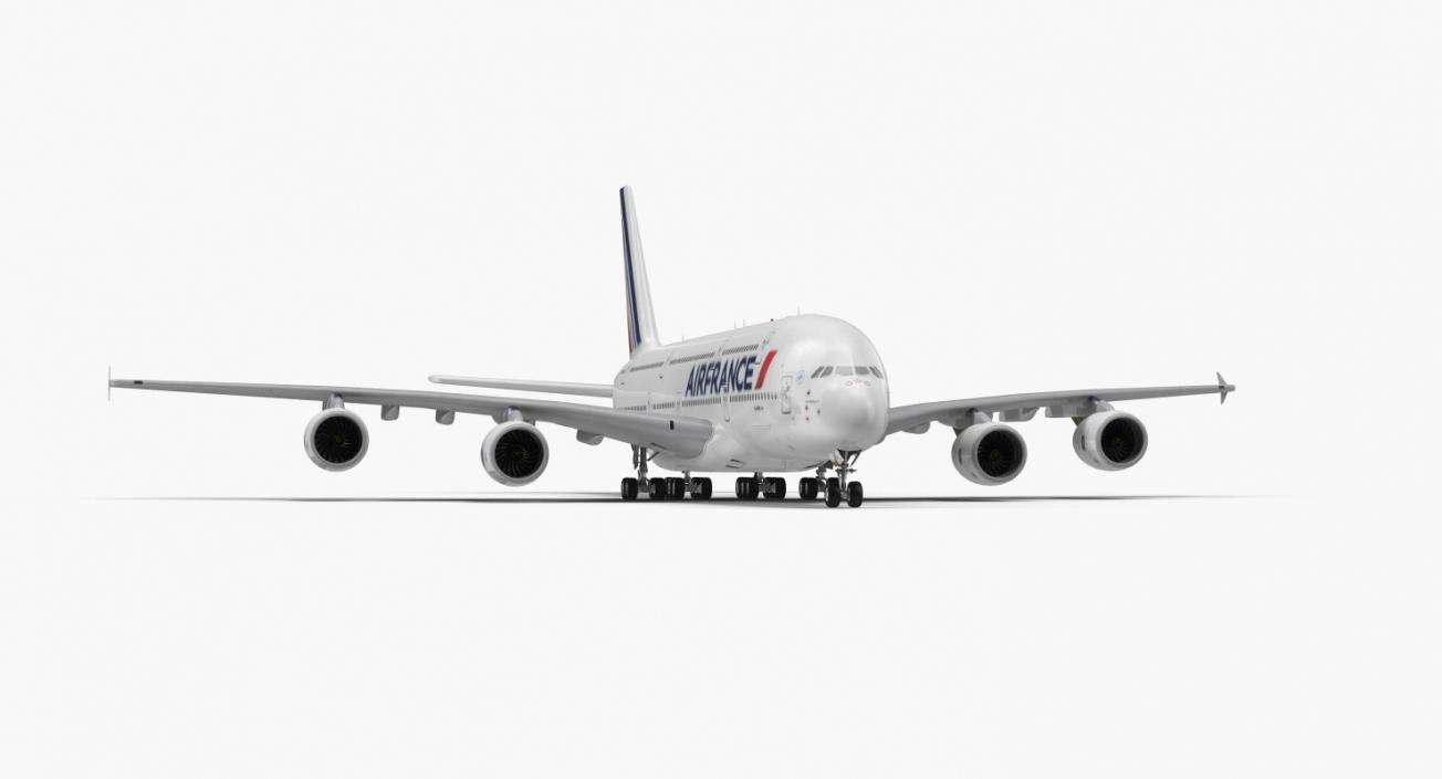 Airbus A380-1000 Air France 3D